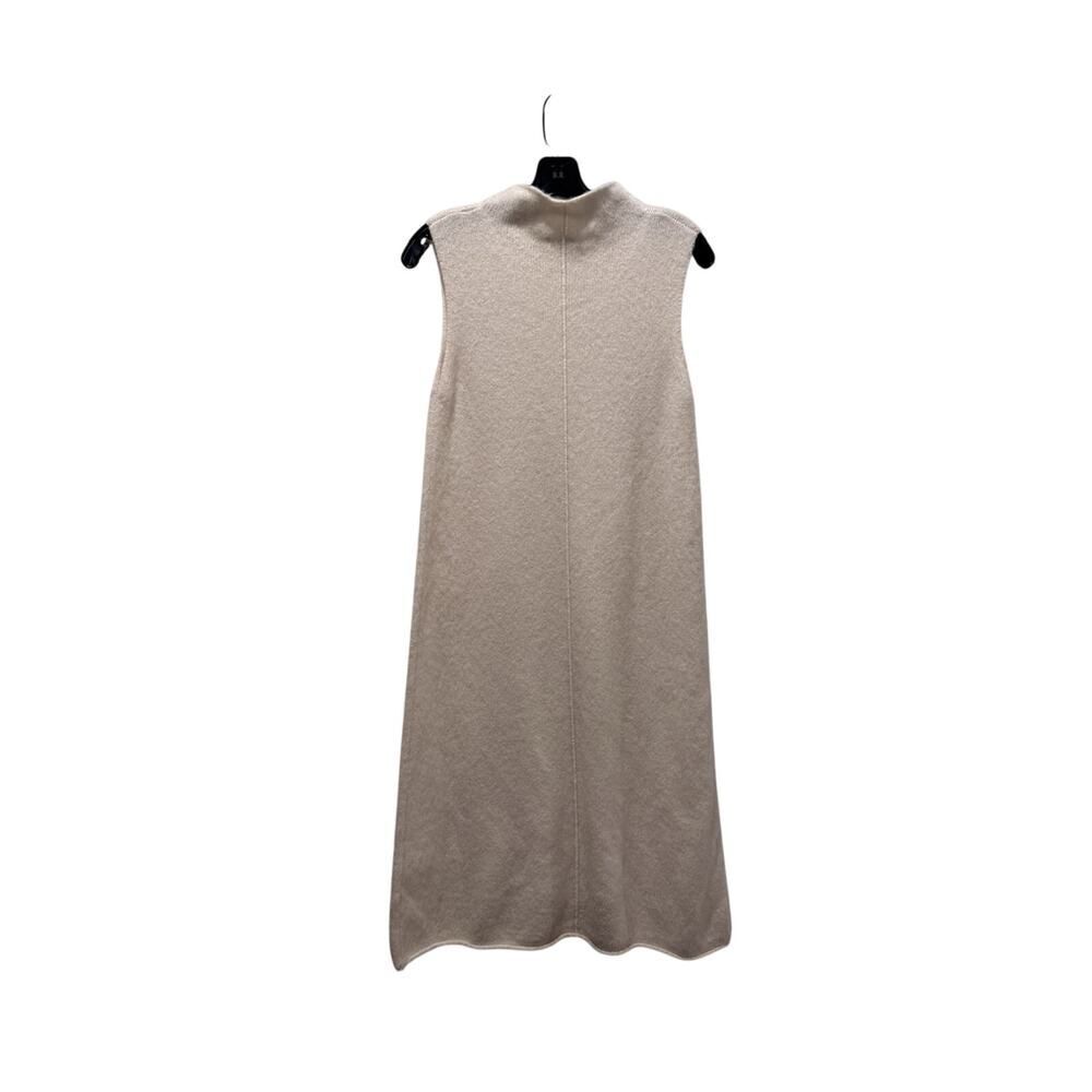 TSE BOUCLE CASHMERE DRESS Cream M - Picture 7 of 11
